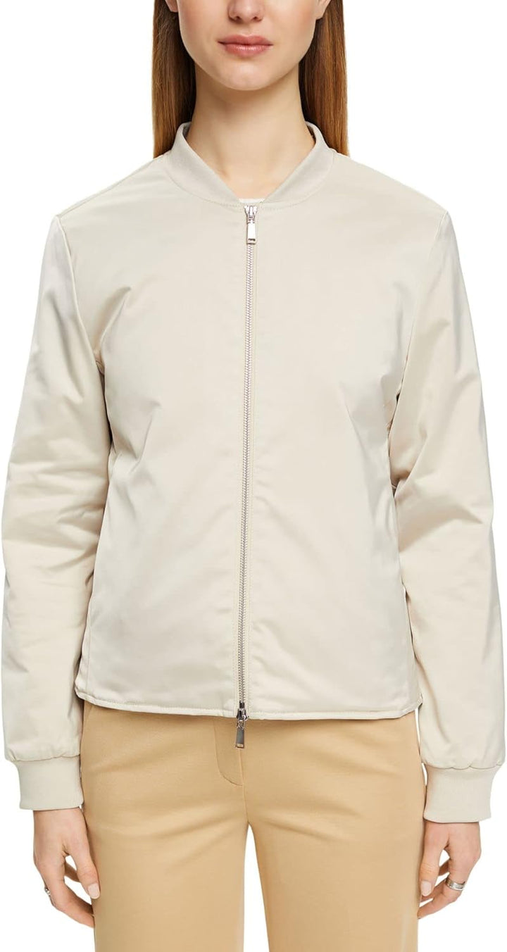 ESPRIT Collection Blouson im Bomber-Style XL 260/LIGHT TAUPE, XL 260/LIGHT TAUPE