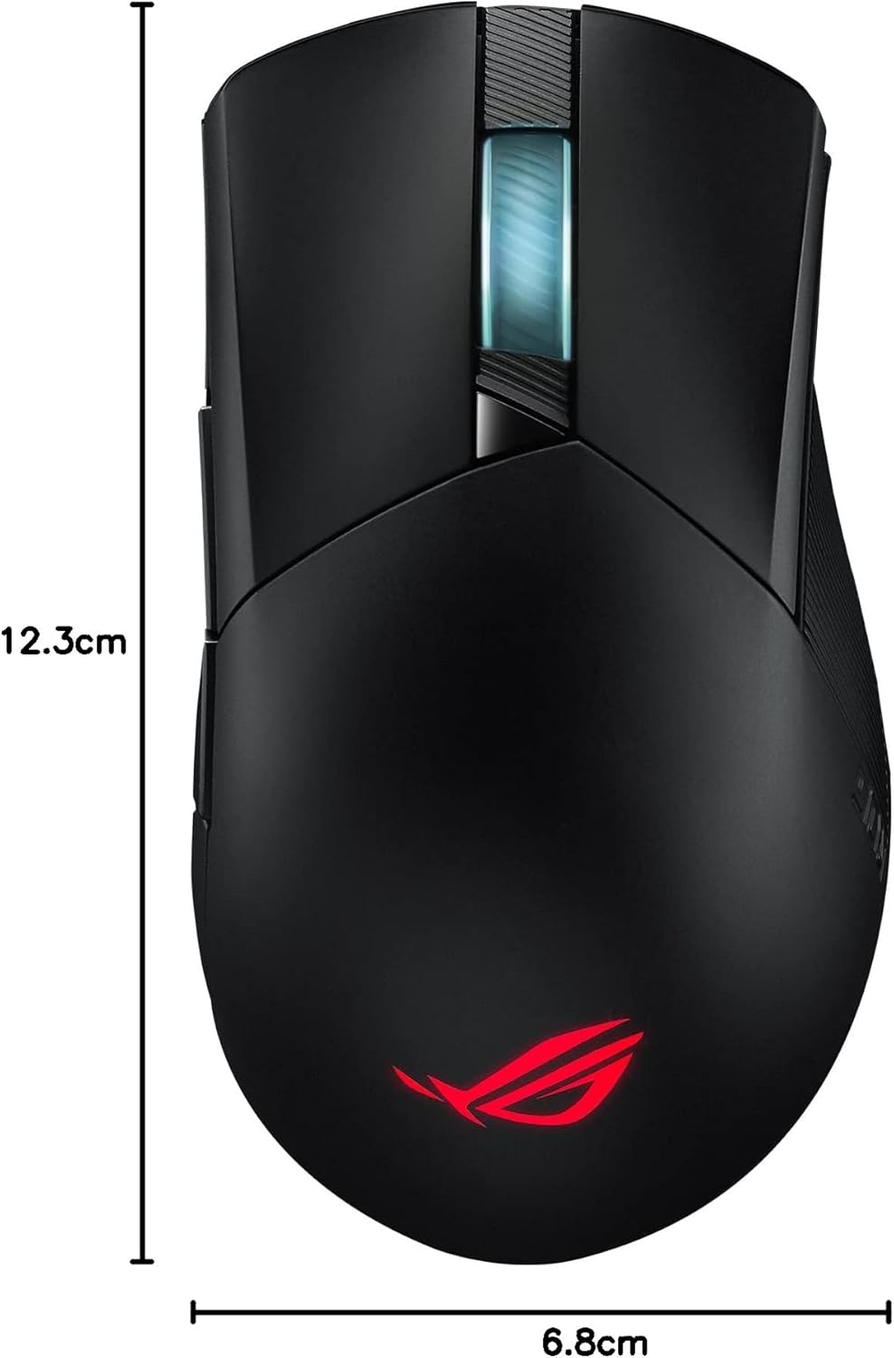 ASUS ROG Gladius III asymmetrische FPS-Gaming-Maus (19.000 DPI-Sensor (bis zu 26.000 DPI skalierbar)