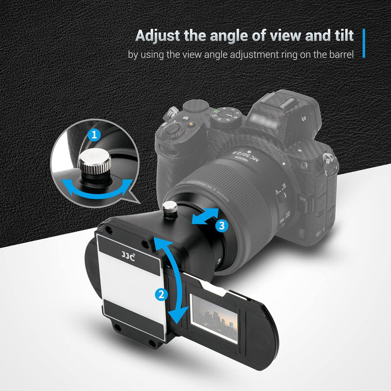JJC ES-2 Filmdigitalisierungsadapter-Set, Negativ-Kopier Adapter für Canon Sony Nikon Macro Lens D85