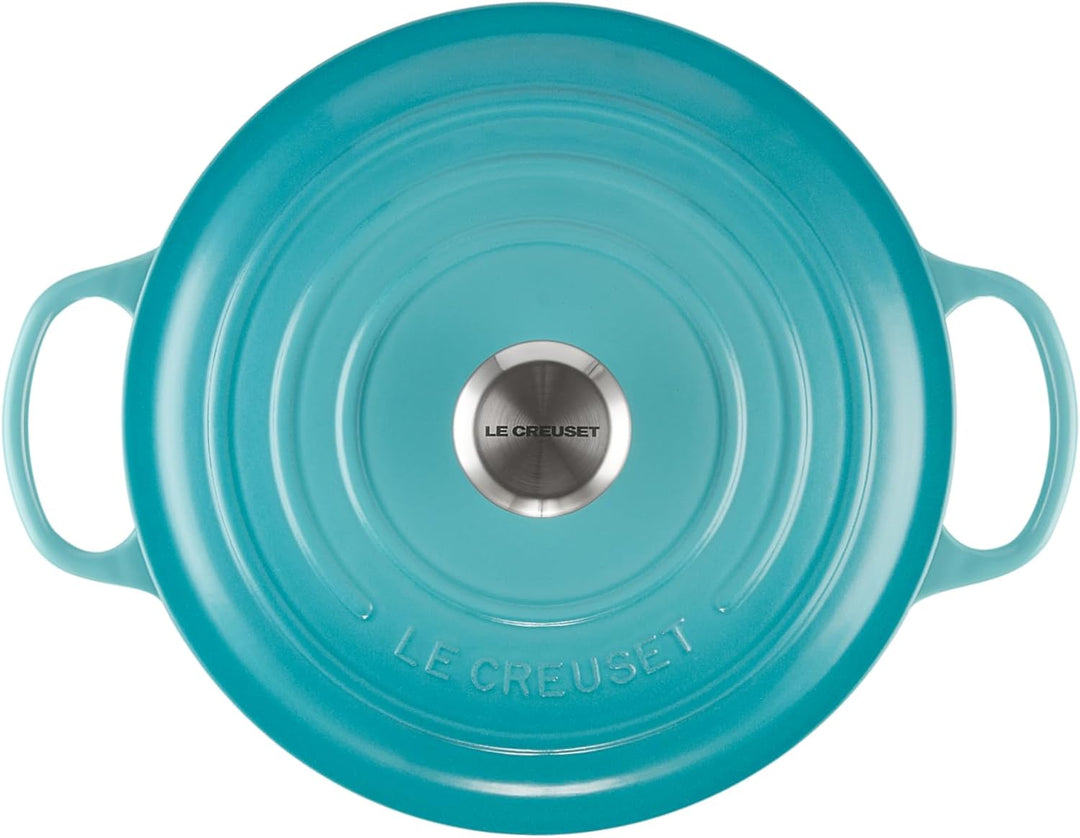 Le Creuset Signature Gusseisen-Bräter mit Deckel, Ø 26 cm, Rund, Für alle Herdarten und Induktion ge