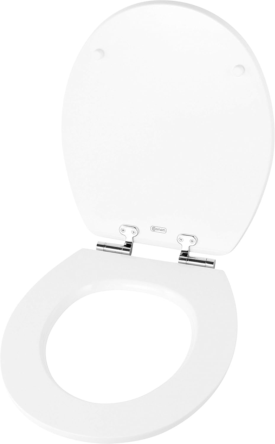 Cornat WC-Sitz "Meeresbrise" - Ansprechendes Design - Hochwertiger Holzkern - Absenkautomatik & Schn