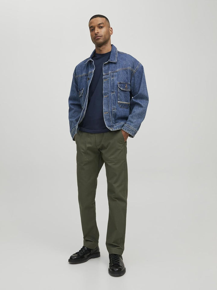 JACK & JONES Herren Rdddan Tee S/S Crew Neck Sn T-Shirt S Navy Blazer, S Navy Blazer