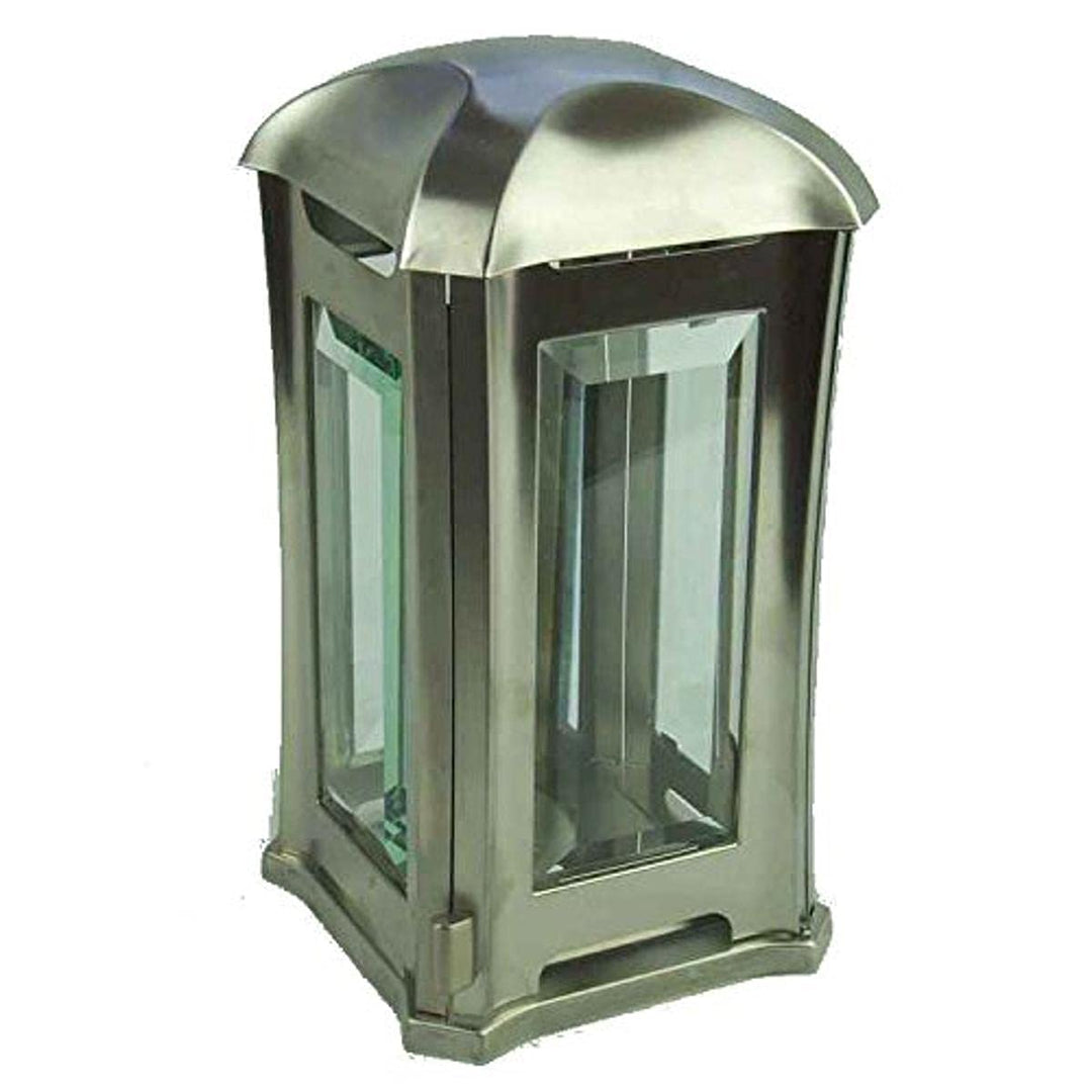 designgrab AEL5 Grablampe Venezia aus Edelstahl, Silber, 13 x 13 x 24 cm