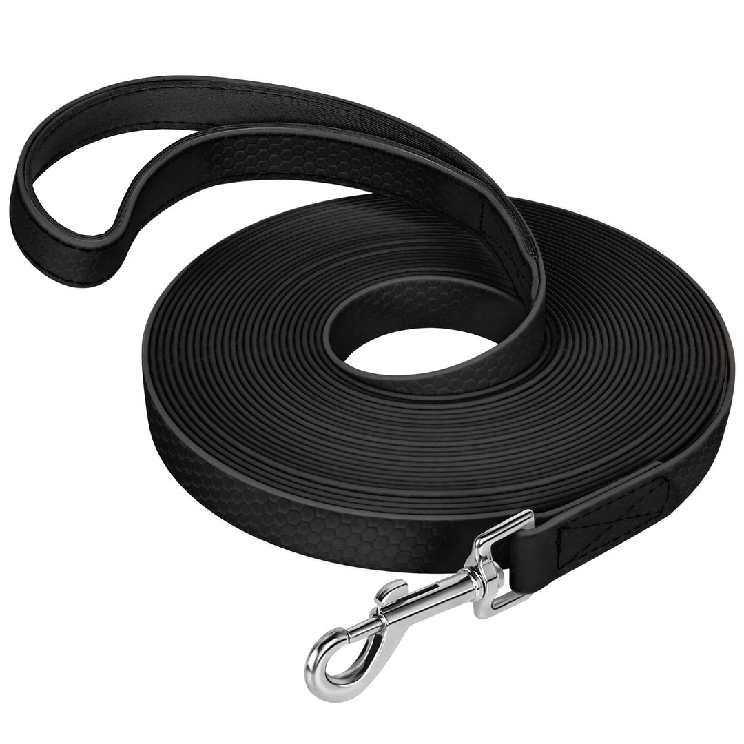 IOKHEIRA Trainingsleine für Hunde, wasserdichte Hundeleine mit Gepolstertem Griff 5m/10m/15m/20m, PV