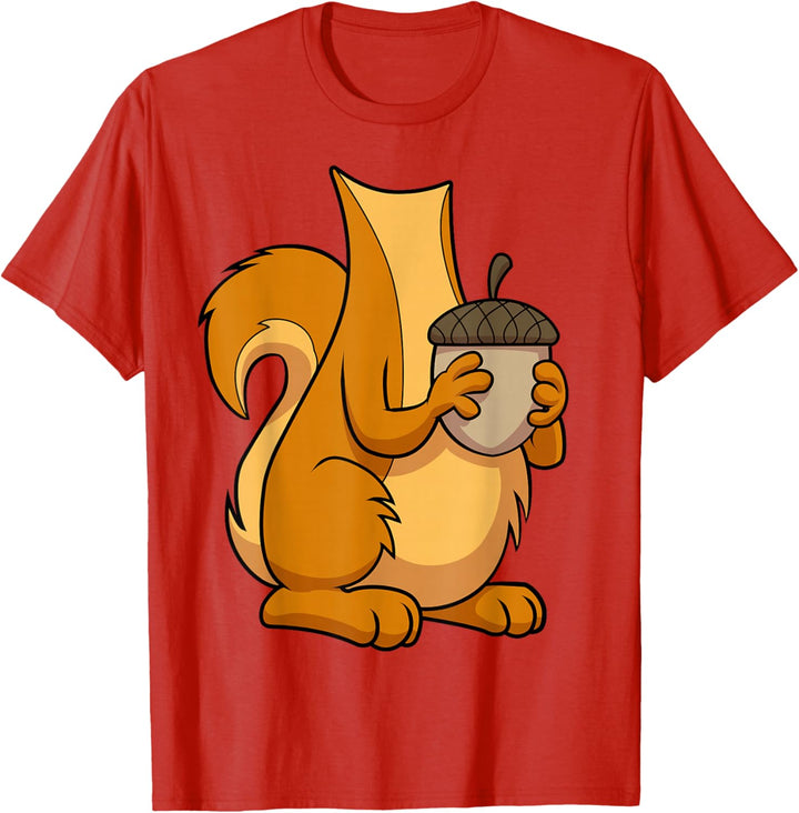 Eichhörnchen Kostüm T-Shirt für Halloween Eichhörnchen Tier Tee T-Shirt