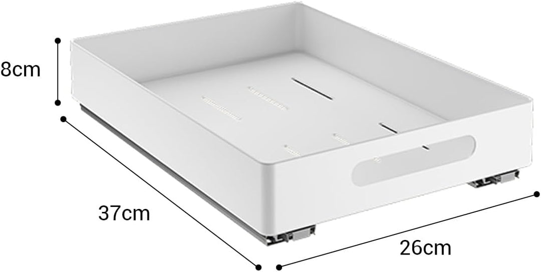 Heikoeco® Organizer Schublade, Teleskopschublade, Schrank Organizer, Hochwertige Auszugsführungen, a