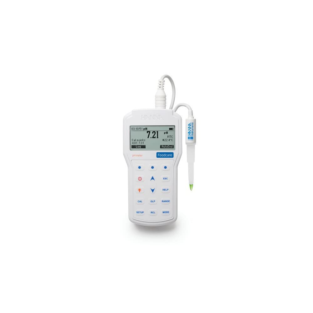 Hanna Instruments HI98161 pH-Messgerät für Lebensmittelanwendungen