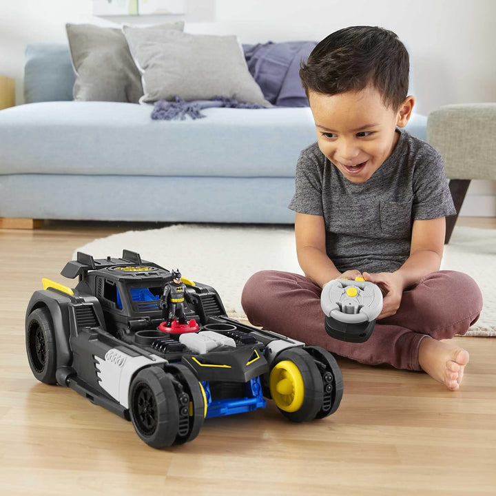 Fisher-Price GMH33 - Imaginext DC Super Friends Transformations Batmobile R/C, ferngesteuertes Batma