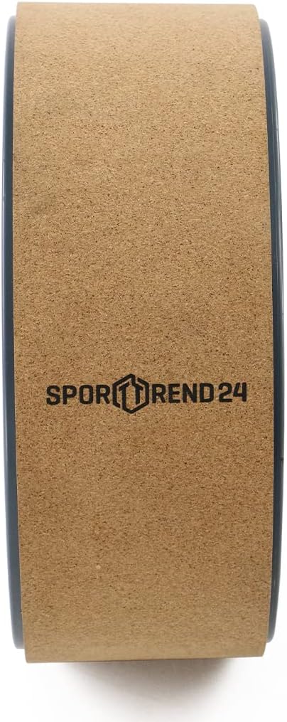 Sporttrend 24® Yoga Wheel aus Kork + Yoga Block aus Kork