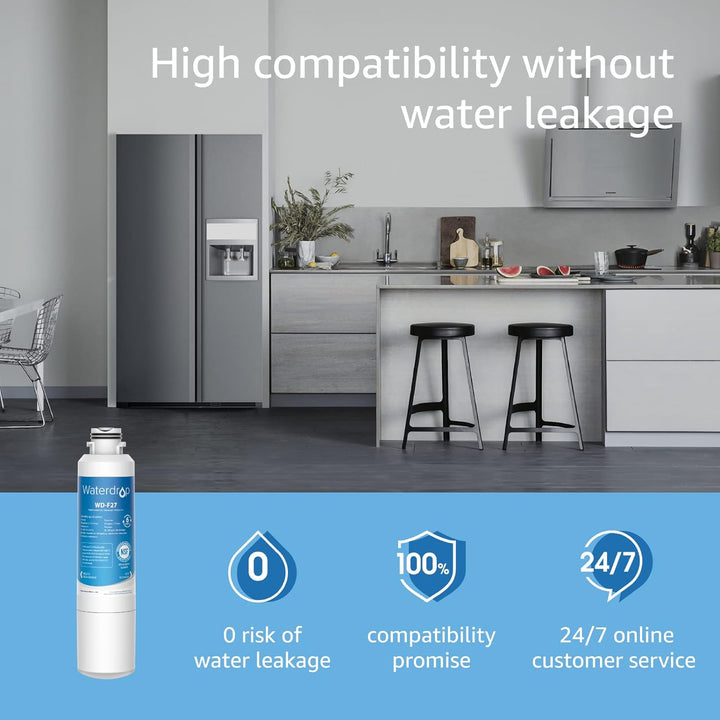 Waterdrop 3X DA29-00020B Kühlschrank Wasserfilter Ersatz, Kompatibel mit Samsung DA29-00020B HAF-CIN