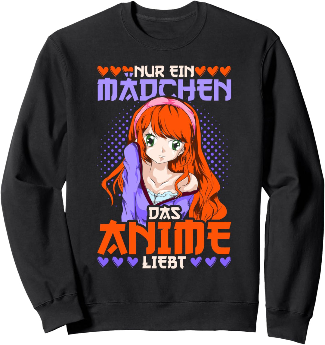 Japanischer Otaku Kawaii Asien Manga Anime Mädchen Sweatshirt
