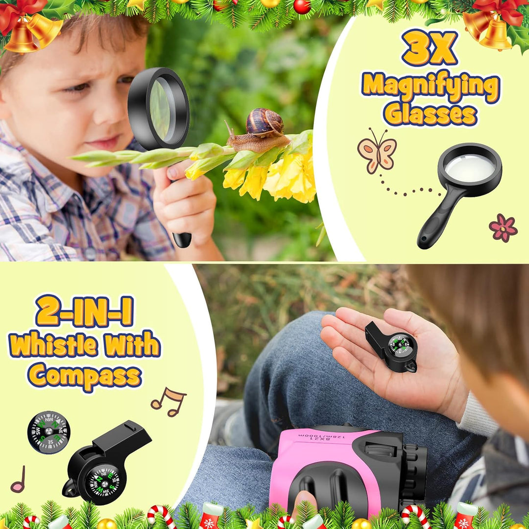 Dislocati Geschenke Mädchen 3-10 Jahre, Fernglas Für Kinder Weihnachten Geschenk Kinder Spielzeug Mä