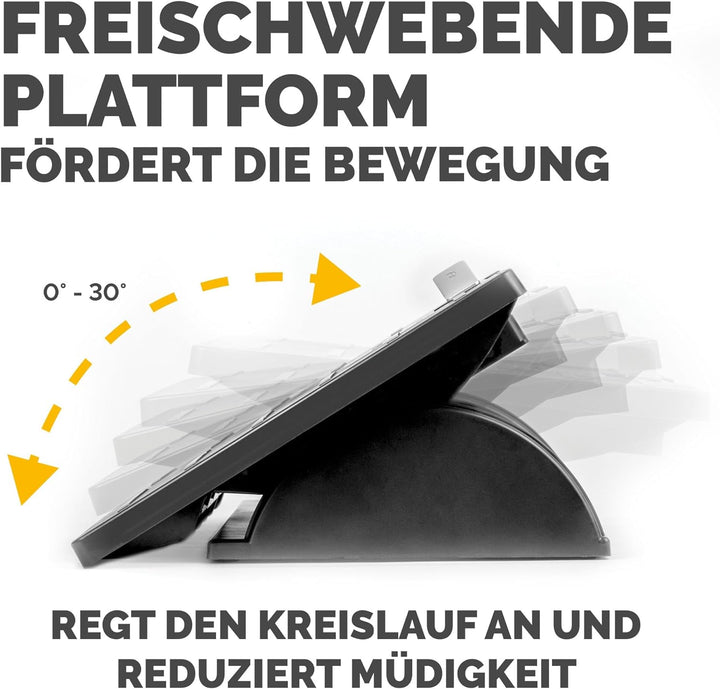 Fellowes Fussstütze Office Suites - mit antibakteriellem Microban Schutz - flexibel verstellbar und