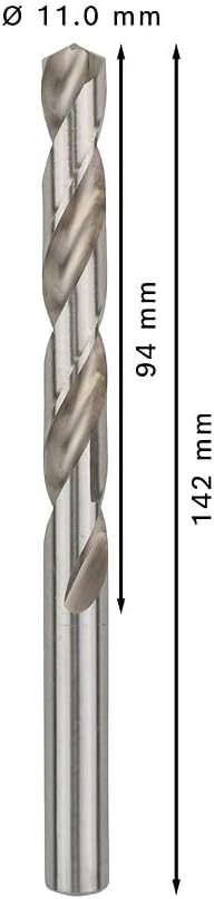 Bosch Accessories Bosch Professional Metallbohrer HSS-G geschliffen (5 Stück, Ø 11 mm) Durchmesser: