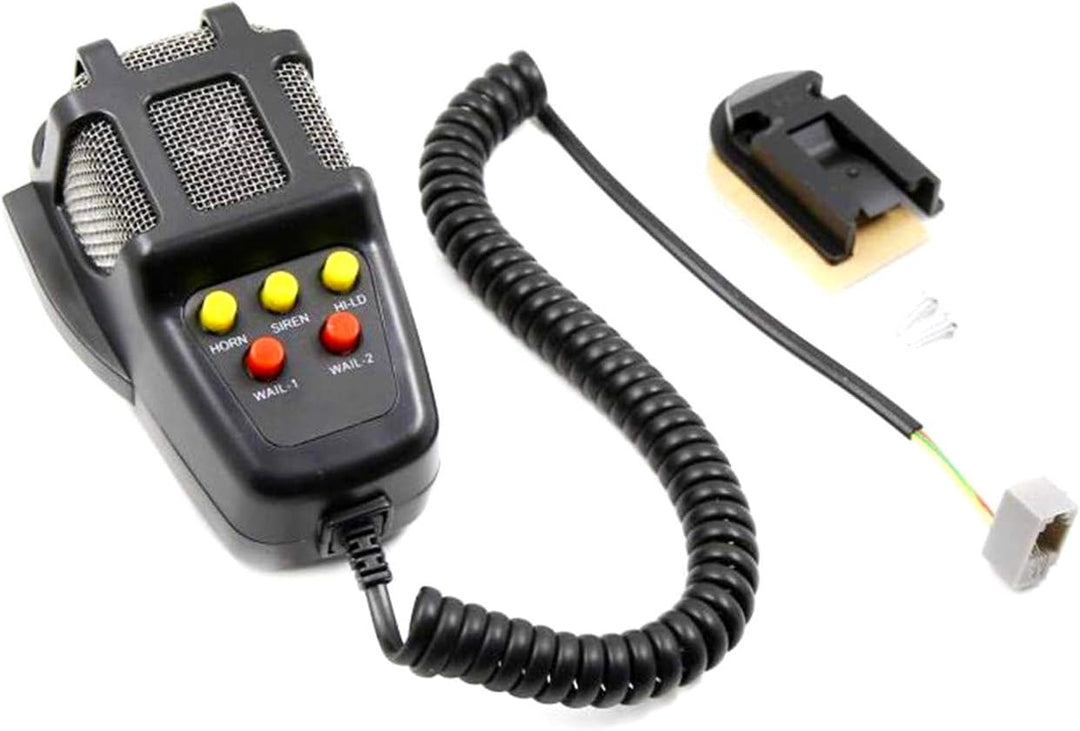 YIYIDA Autohupe Auto Sirene Horn Autohupe Horn Autohupe mit Mikrofon PA-System Notschallverstärker l