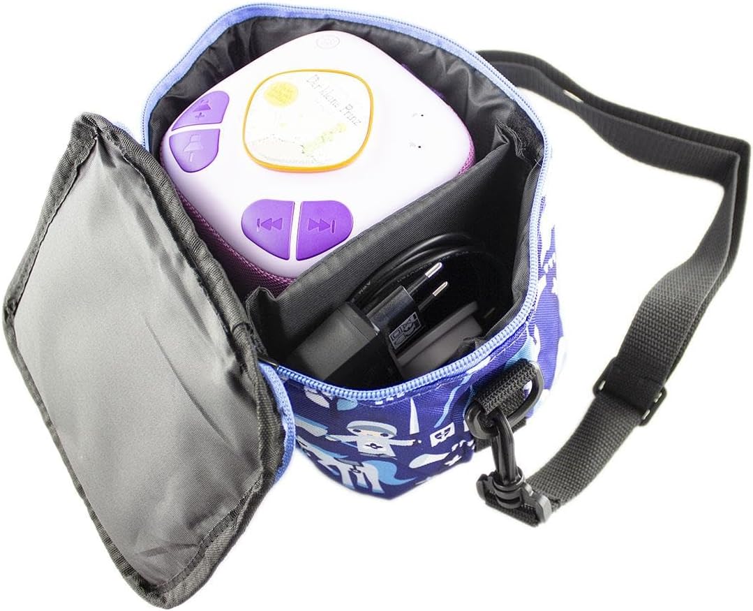 caseroxx Transporttasche für Musikbox, Lidl / TOYLINO SpeakerBuddy / Galakto Player zum Umhängen tra