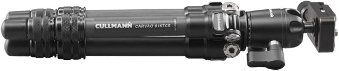 CULLMANN - 56814 - CARVAO 816TCS - Reisestativ aus Carbon - Max. 70,5cm Auszugshöhe - Packmass 27cm