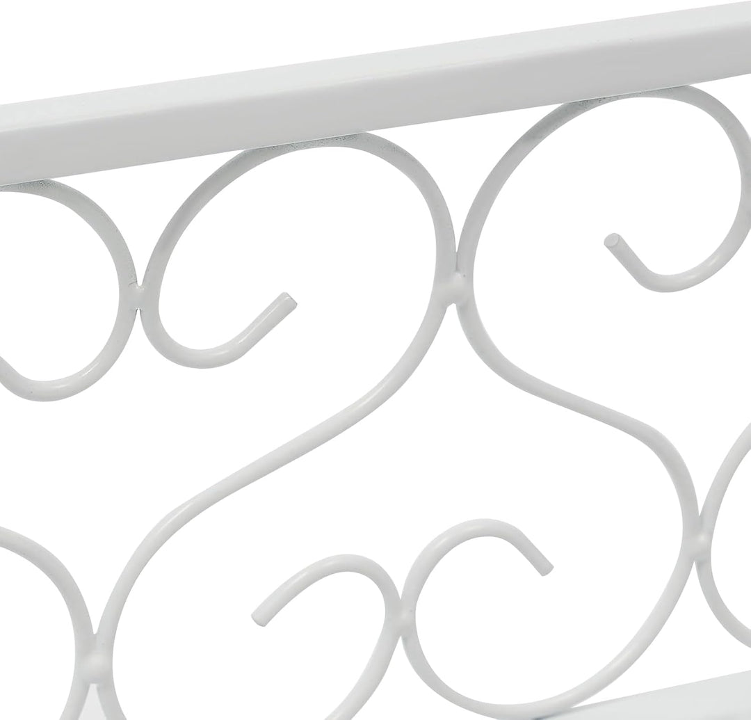 Industrial Vintage Bar schwimmende Regal 120x30cm Weiss Bar schwimmende Regale für Wand Decke montie