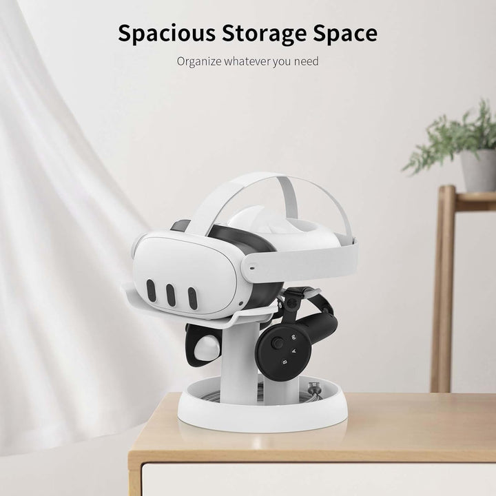 AMVR VR Stand Kompatibel mit Meta Quest 3s/Quest 3/Quest 2/Vision Pro/Pico 4 - Universal VR Headset