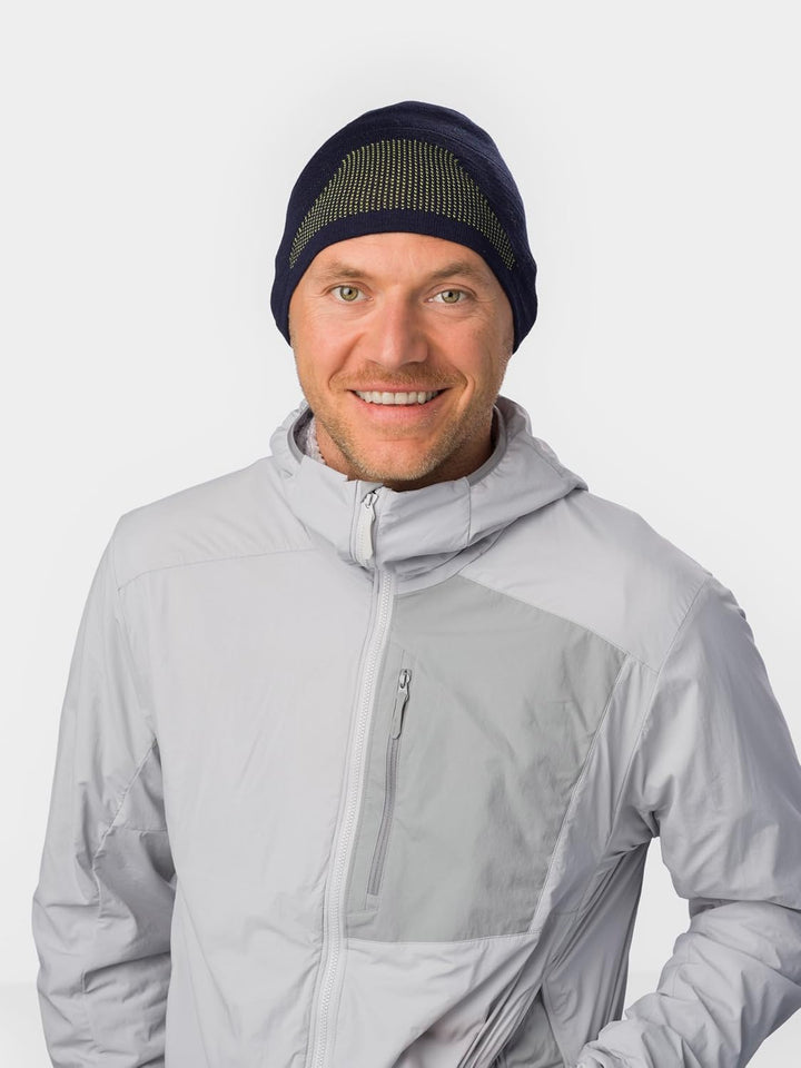 Eisbär Mütze Herren & Damen Active Pro - Merino Beanie Unisex Funktionelle atmungsaktive Sportmütze