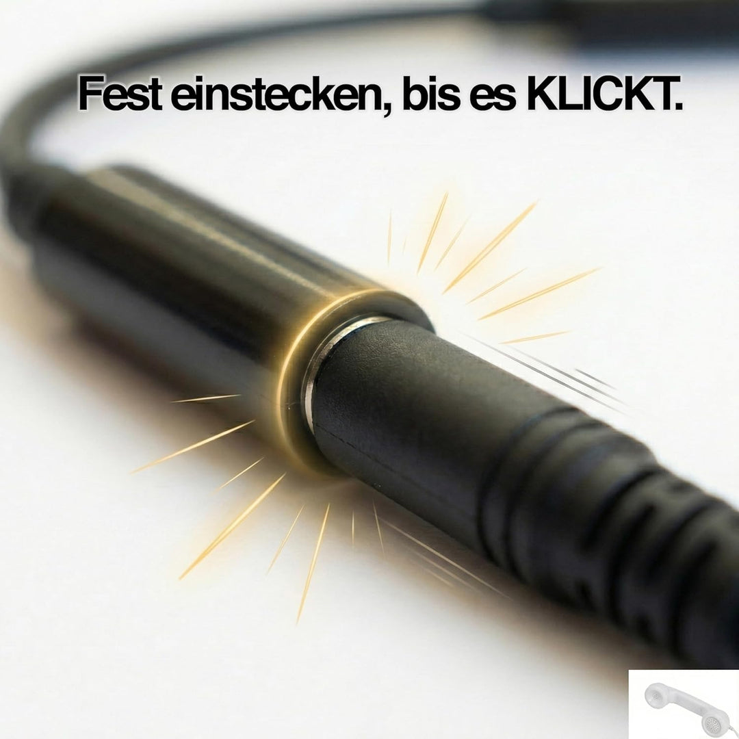 Opis Technology 60s Micro Lightning Edition Retro-Telefonhörer für iPhone 7 bis 14, inkl. MFi-zertif