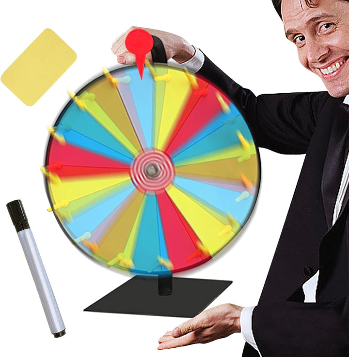 Generisch Glücksrad Zum Drehen,Spinnings Prize Wheel,8/12/15 Slots Tabletop Roulette Wheel Mit Ständ