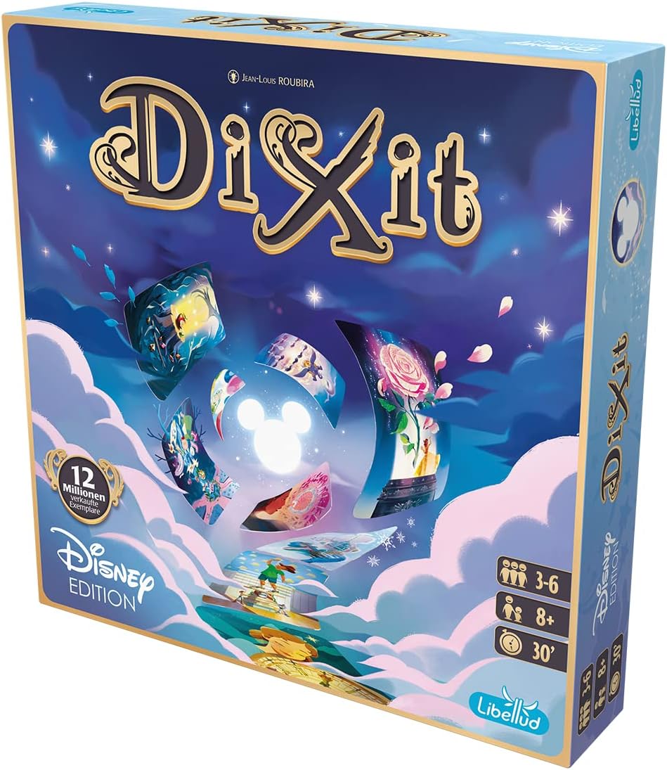 Libellud, Dixit: Disney Edition, Familienspiel, Kartenspiel, 3-6 Spieler, Ab 8+ Jahren, 30 Minuten,