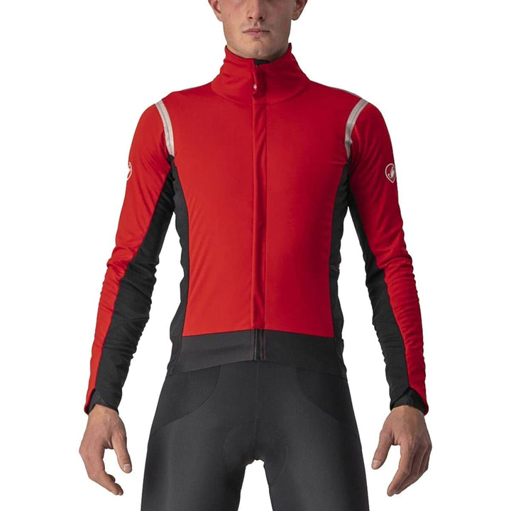 CASTELLI Herren Alpha Ros 2 Jacket Jacket L RED/SILVER REFLEX-DARK GRAY, L RED/SILVER REFLEX-DARK GR
