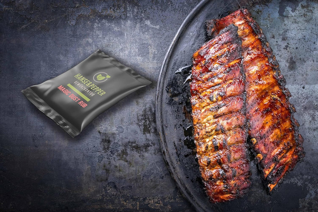1kg Magic Dust Rub Würzig Spicy Gewürzmischung Marinade für Spar Rips Pulled Pork Grillfleisch - Che
