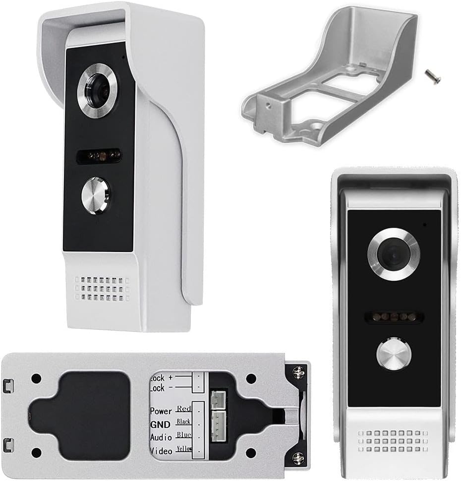 YiToo 7" Video Intercom verdrahtetes Home Video Tür Telefon Türklingel System EIN Innenmonitor mit E