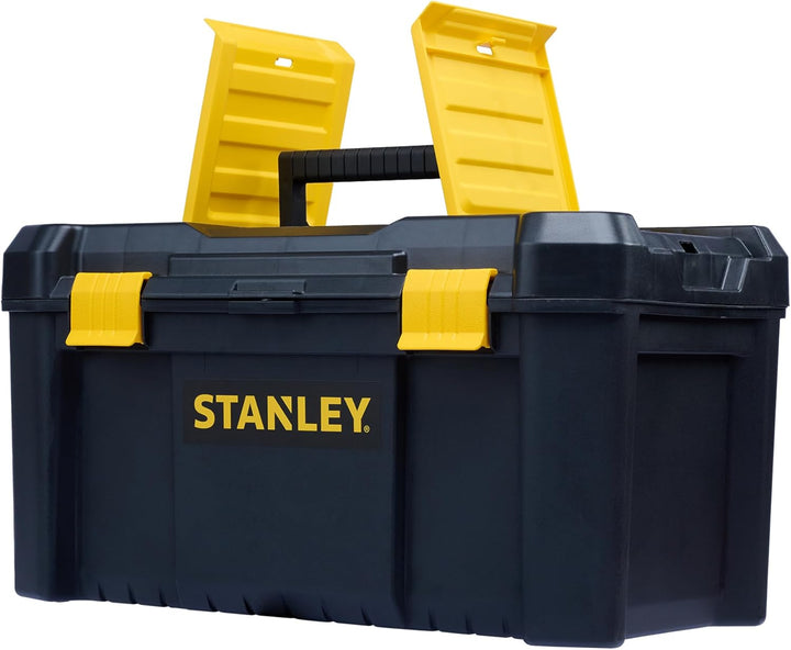 Stanley Kunststoff-Werkzeugbox/kasten (19 Zoll, mit Kunststoff-Schliessen und Organizern, entnehmbar