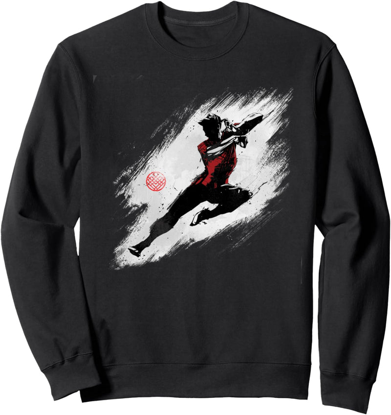 Marvel Shang-Chi and the Legend of the Ten Rings Ink Drawing Sweatshirt