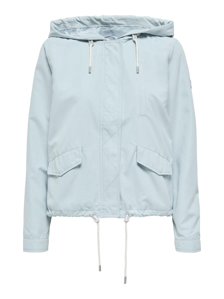 ONLY Damen Onlskylar Hood Spring Jacket Cc OTW Jacke, M Gray Mist