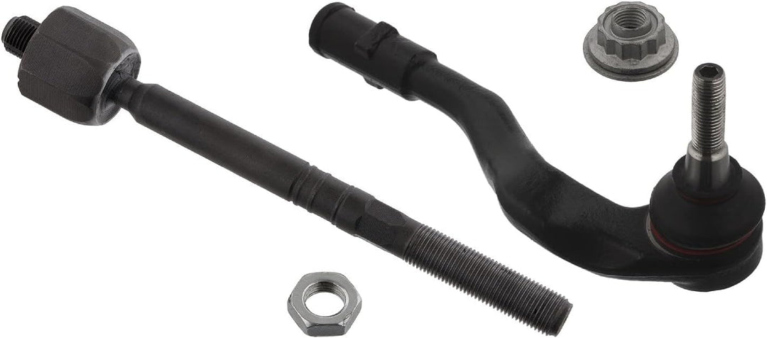 febi bilstein 36547 Spurstange mit Endstück und Sicherungsmuttern , 1 Stück Vorderachse rechts, Vord