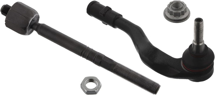 febi bilstein 36547 Spurstange mit Endstück und Sicherungsmuttern , 1 Stück Vorderachse rechts, Vord