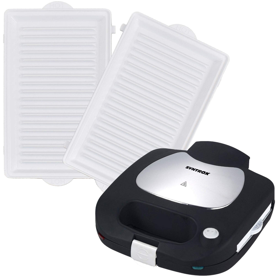 1 Satz Grillplatten Kontaktgrillplatten für Syntrox Germany Chef Maker SM-1500W Ceramic