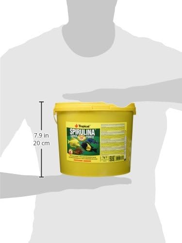 Tropical Super Spirulina Forte Flockenfutter mit 36% Spirulina (Platensis) Anteil, 1er Pack (1 x 5 l