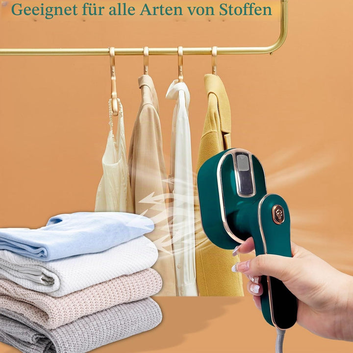 1000 W Dampfbügeleisen Mini Faltbares Tragbares Reisebügeleisen (blau), Blau