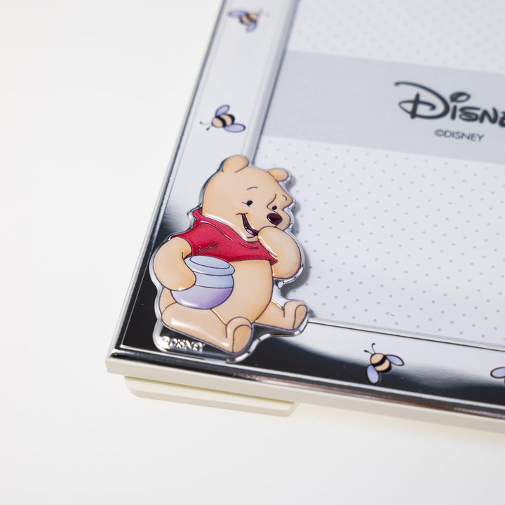 VALENTI & CO. – Disney Baby – Winnie Puuh Bilderrahmen aus Silber für Kinder, Geschenkidee für Taufe