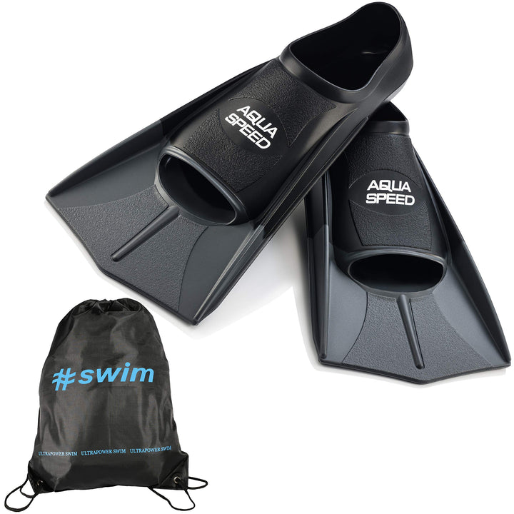 Aqua Speed Kurze Schwimmflossen für Erwachsene und Kinder I HIGH TECH | weiche Trainingsflossen I le