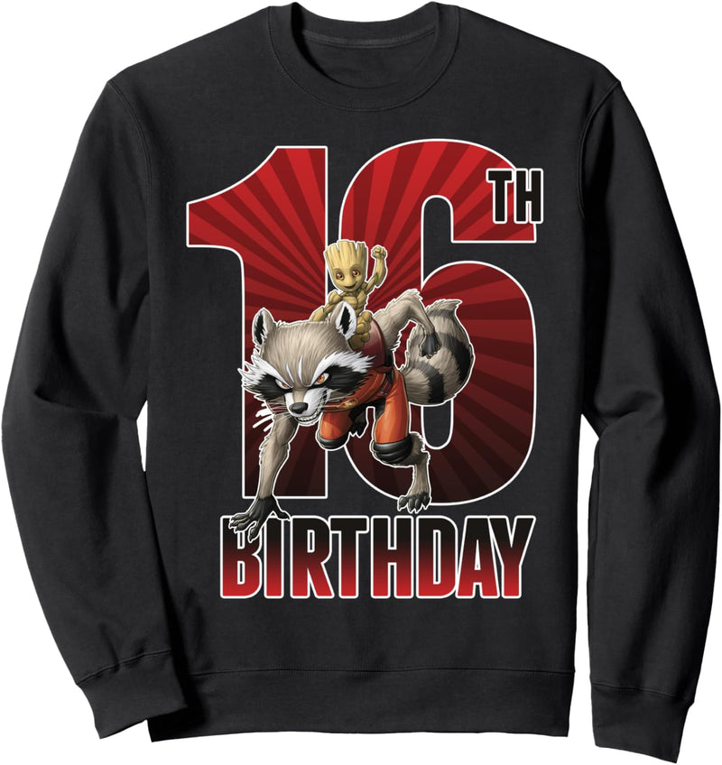 Marvel Guardians Of The Galaxy Rocket & Groot 16th Birthday Sweatshirt