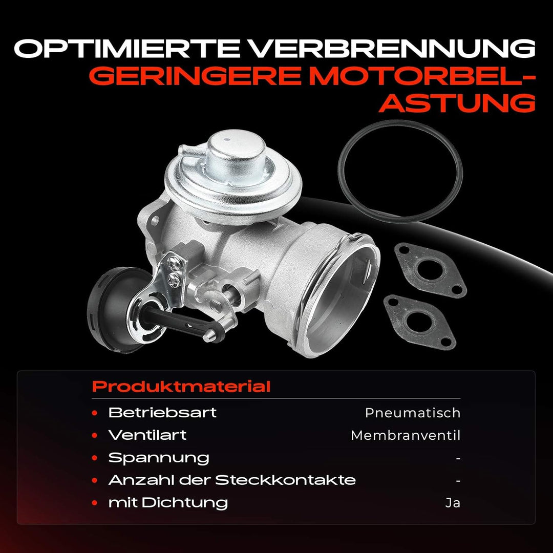 Frankberg AGR-Ventil Abgasrückführung für New Beetle 9C1, 1C1 1.9L Diesel 2001-2007 038131501N
