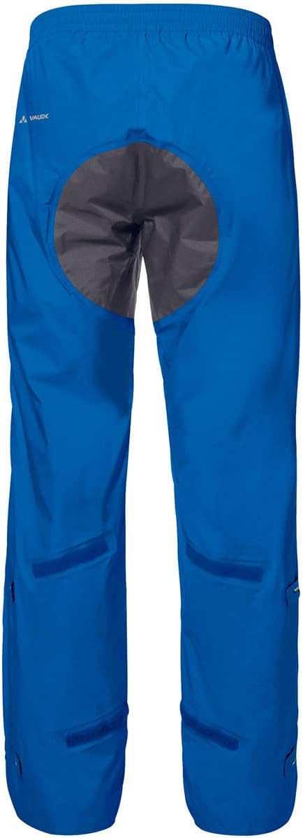 VAUDE Regenhose Herren Drop Pants lI, wasserdichte Outdoorhose für Fahrrad, leichte Überhose, atmung