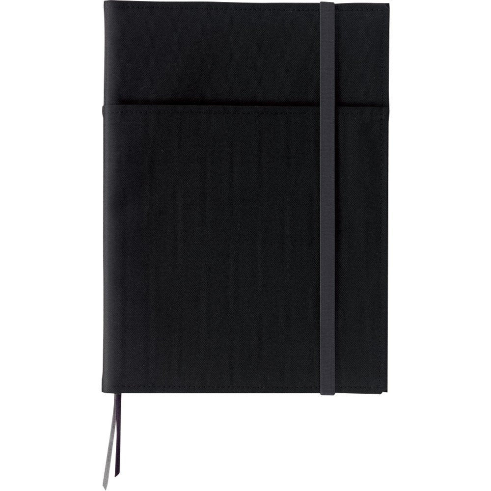 Kokuyo Systemic Notizbuch, nachfüllbar, Doppelring-Notizbuch mit Kantenüberzug, Semi B5 (17,8 x 24,9