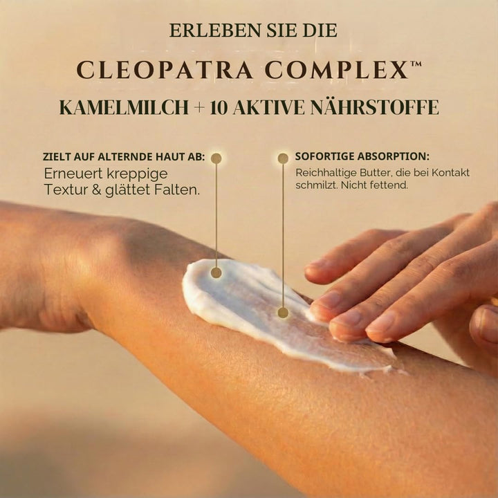 Cammellatte Kamelmilch Körperbutter mit Sheabutter - intensiv pflegende Bodylotion für trockene Haut