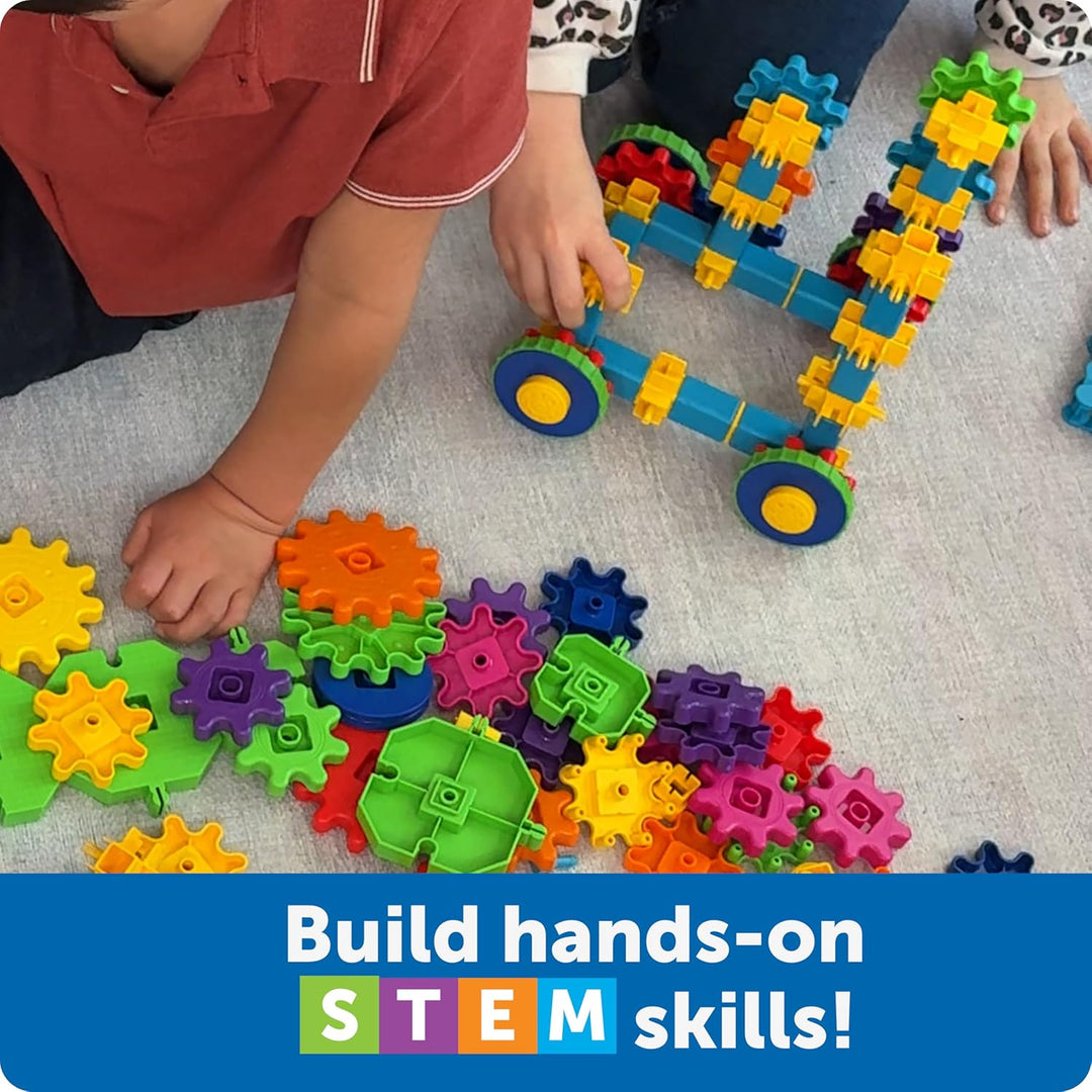Learning Resources Gears! Gears! Gears! Roboter in Aktion, MINT, Zahnradspiel, Roboter-Zahnräder, Ab