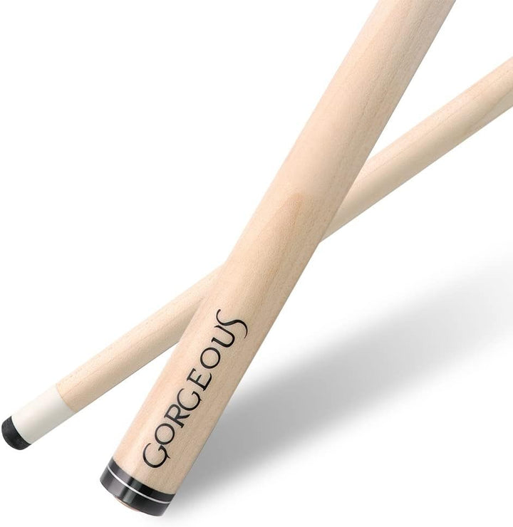 CUESOUL Gorgeous 58inches 19oz Pool Quee Stick, 13mm Spitze Weiss, Weiß