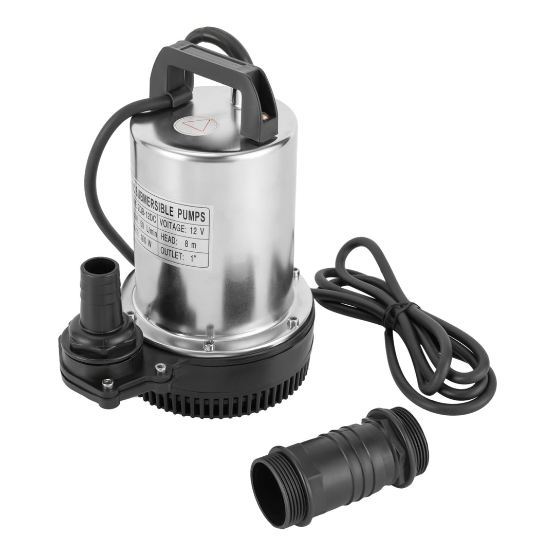 Gleichstrom Tauchpumpe, Edelstahl Tauchpumpe, Hochdruck Gleichstrom Wasserpumpe, 12 V, 160 W, Geeign