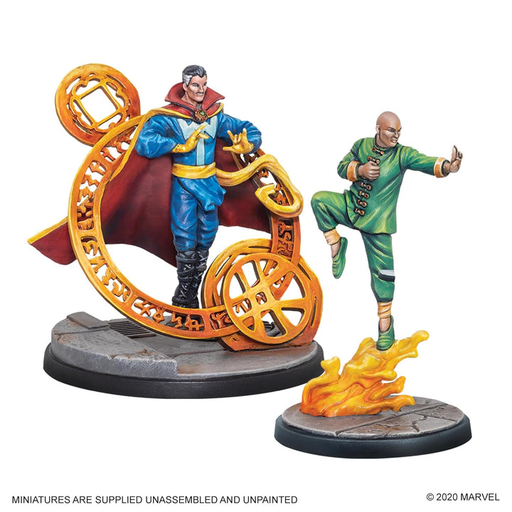 Atomic Mass Games , Marvel Crisis Protocol: Character Pack: Dr. Strange and Wong, Miniatures Game, A