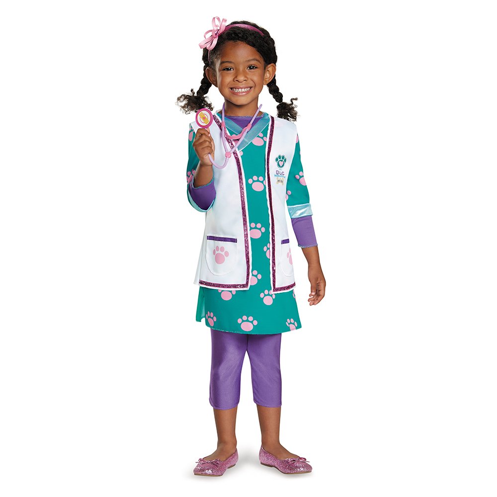 Disguise 88095M Doc Pet Vet Deluxe Costume, Medium (3T-4T)